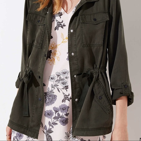 ann taylor loft leather jacket